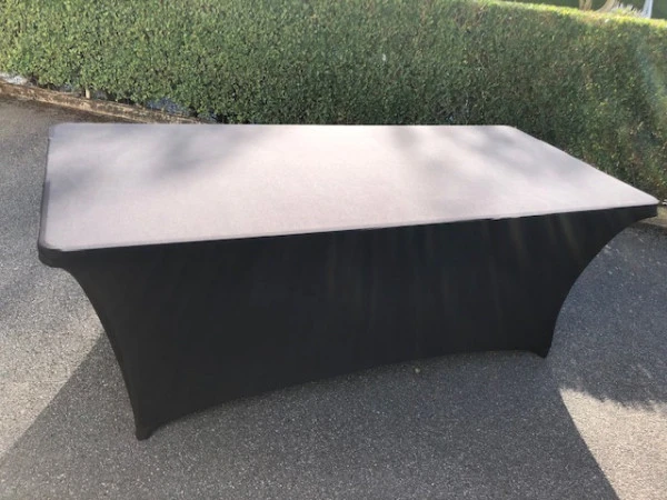 table-de-buffet-housse-extensible-noire